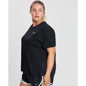 Nike Women's Black/Reflective Miler Running T-Shirt Size 2X NEW
